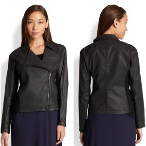 EILEEN FISHER Waxed Moto Jacker Women’s Size XS
